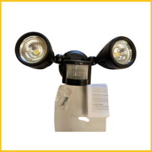 20414NLS twin spot light 30w led with motion sensor